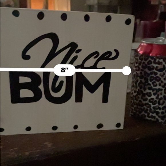 Decorative Wooden Bathroom Signs with Black Text - Picture 6 of 7